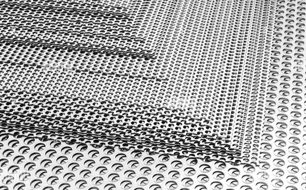 perforated metal sheet steel aluminium