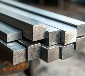 Green Steel Square Bars